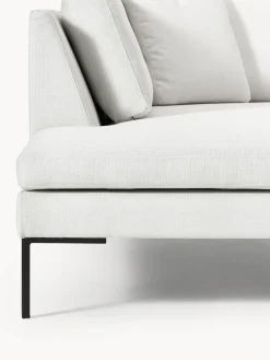 Sofá rinconera con patas de metal Emma