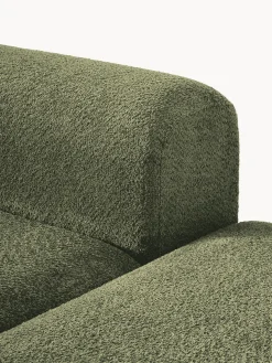 Sofá rinconera de borreguillo bouclé Natalie