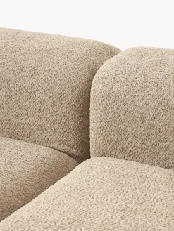 Sofá rinconera de borreguillo bouclé Natalie