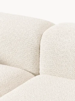 Sofá rinconera de borreguillo bouclé Natalie