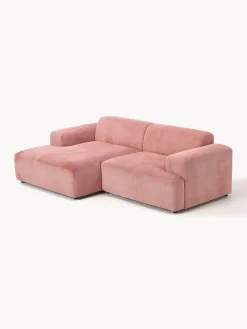 Sofá rinconera de pana Melva (3 plazas)