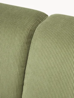 Sofá rinconera de pana Melva (4 plazas)