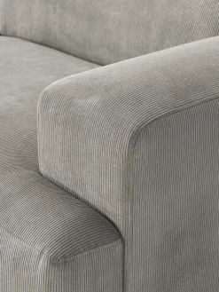 Sofá rinconera de pana Melva (4 plazas)