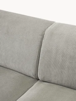 Sofá rinconera de pana Melva (4 plazas)