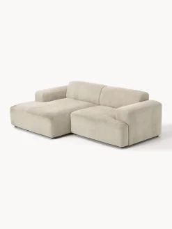 Sofá rinconera de pana Melva (3 plazas)