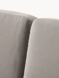 Sofá rinconera de terciopelo Fluente