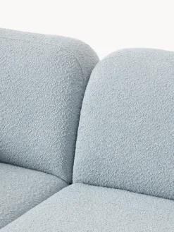 Sofá rinconera en tejido bouclé Lilo