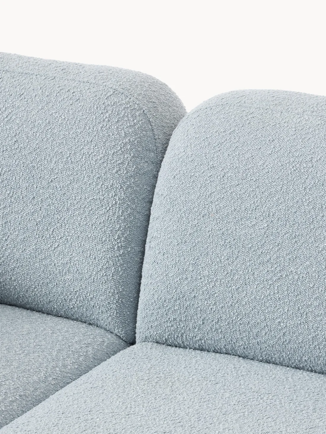 Sofá rinconera en tejido bouclé Lilo