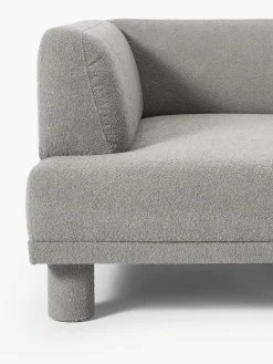 Sofá rinconera en tejido bouclé Lilo