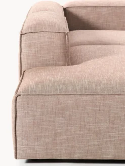 Sofá rinconera grande de mezcla de lino Lennon