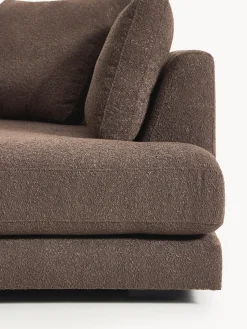 Sofá rinconera grande en tejido bouclé Tribeca
