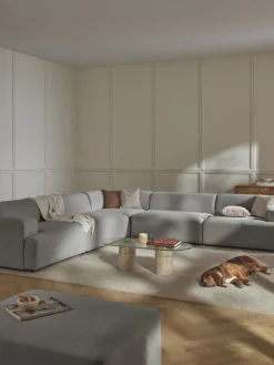 Sofá rinconera longue grande Melva