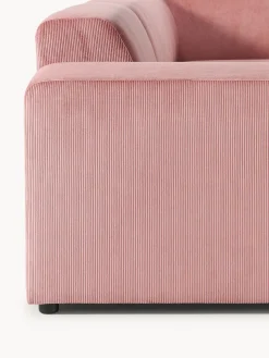 Sofá rinconera longue grande de pana Melva