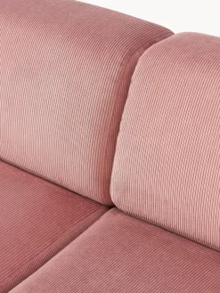 Sofá rinconera longue grande de pana Melva