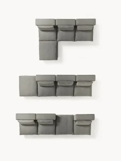 Sofá rinconera modular con reposapiés izquierdo/derecho Felix