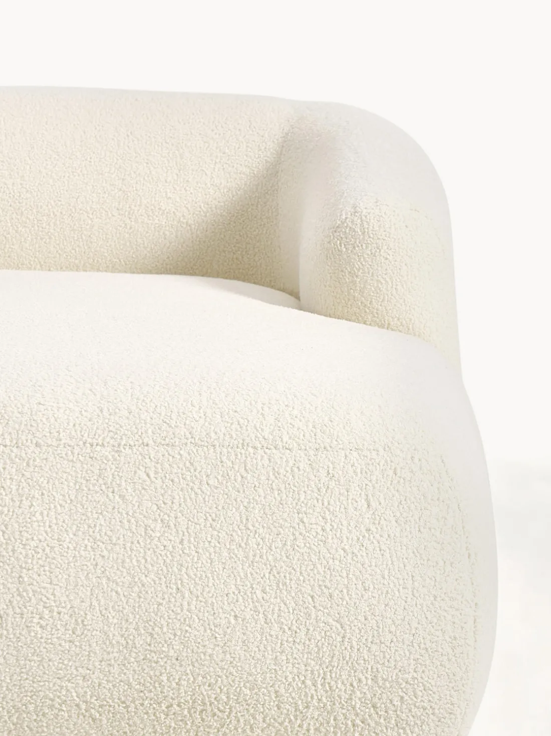 Sofá rinconera modular de borreguillo Sofia (3 plazas)