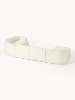 Sofá rinconera modular de borreguillo Sofia