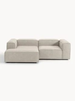 Sofá rinconera modular de mezcla de lino Lennon