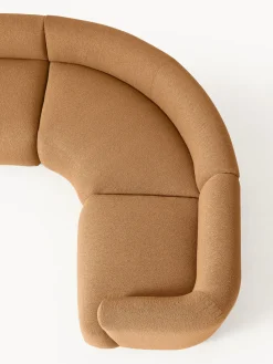 Sofá rinconera modular en tejido bouclé Sofia (4 plazas)