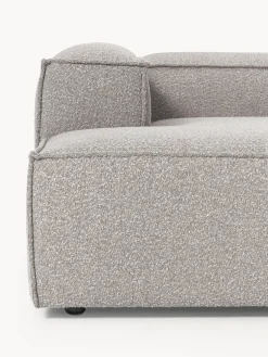 Sofá rinconera modular en tejido bouclé Lennon