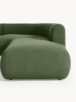 Sofá rinconera modular en tejido bouclé Sofia (4 plazas)