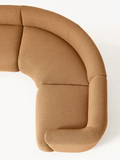 Sofá rinconera modular en tejido bouclé Sofia