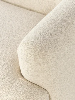 Sofá rinconera modular en tejido bouclé Sofia (4 plazas)