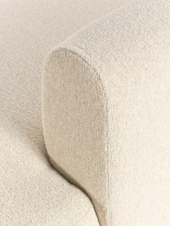 Sofá rinconera modular en tejido bouclé Sofia (3 plazas)