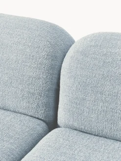 Sofá rinconera modular en tejido bouclé Wolke (4 plazas)