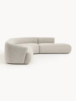 Sofá rinconera modular en tejido bouclé Sofia (4 plazas)