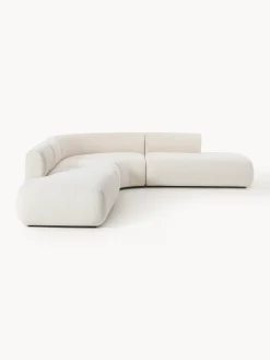 Sofá rinconera modular en tejido bouclé Sofia (4 plazas)
