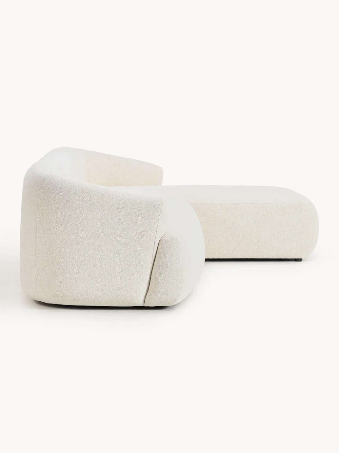 Sofá rinconera modular en tejido bouclé Sofia (3 plazas)