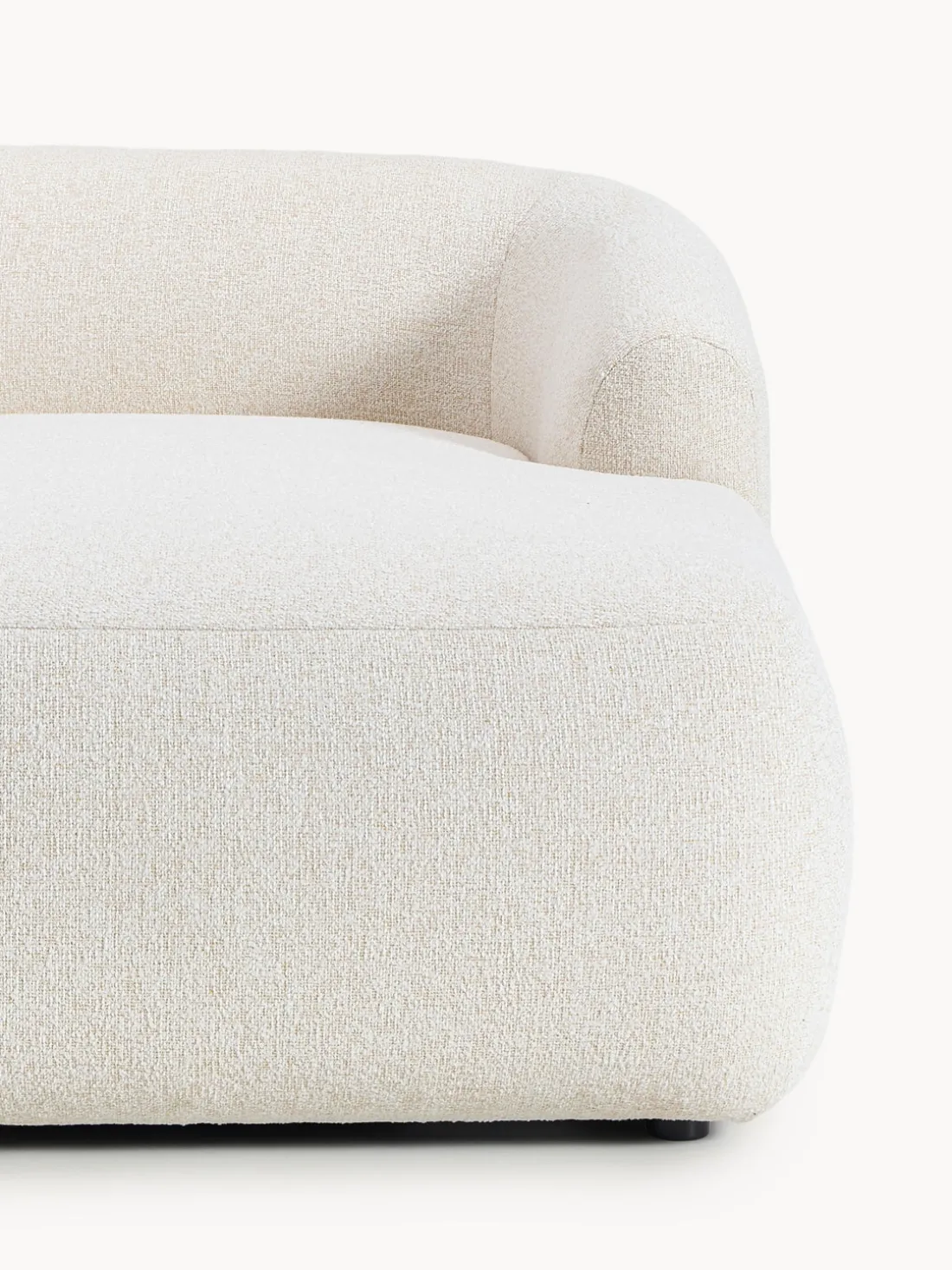 Sofá rinconera modular en tejido bouclé Sofia (3 plazas)