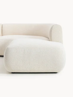 Sofá rinconera modular en tejido bouclé Sofia (4 plazas)