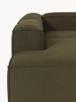 Sofá rinconera modular grande en tejido bouclé Lennon