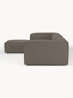 Sofá rinconera modular grande en tejido bouclé Lennon