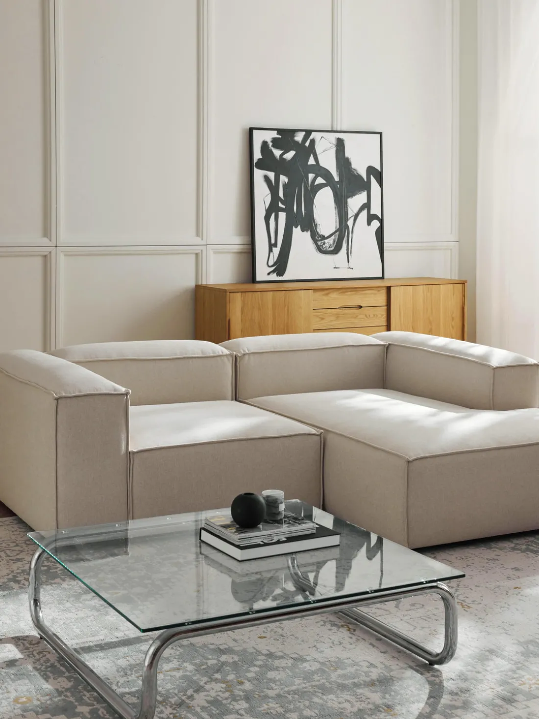 Sofá rinconera modular Lennon