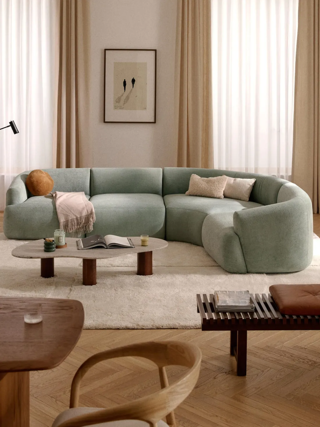 Sofá rinconera modular Sofia (4 plazas)