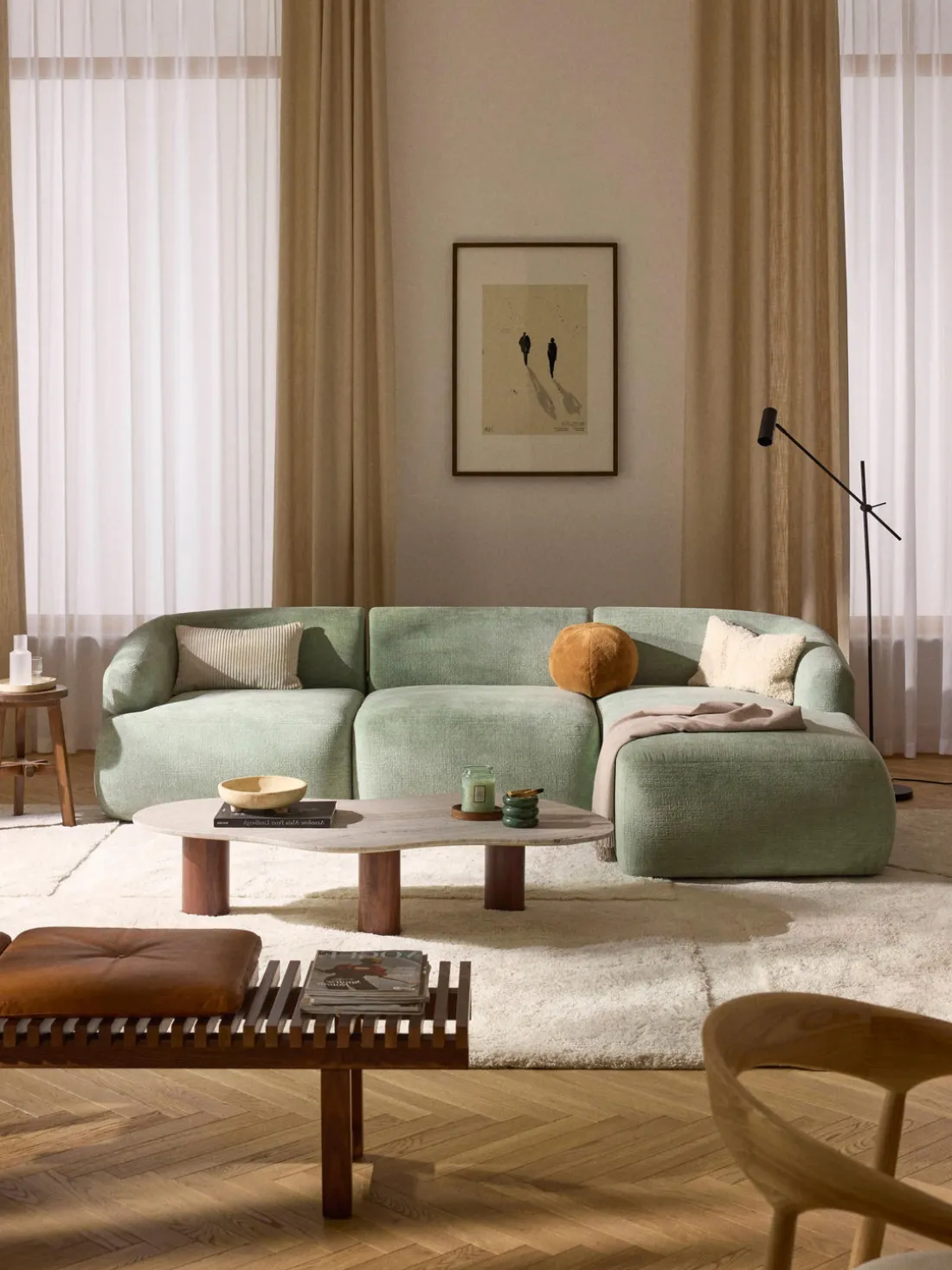 Sofá rinconera modular Sofia (3 plazas)