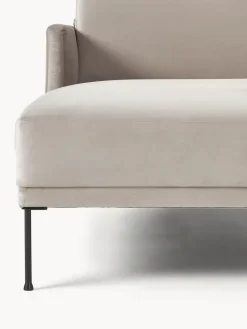 Sofá rinconera pequeño de terciopelo Fluente