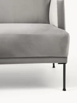 Sofá rinconera pequeño de terciopelo Fluente