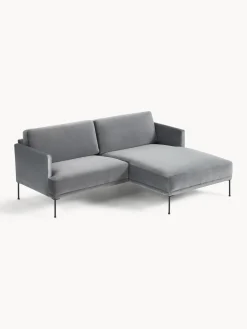 Sofá rinconera pequeño de terciopelo Fluente