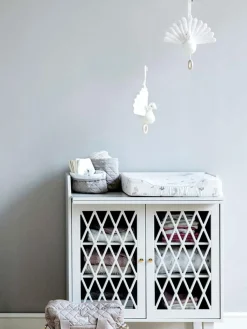 Sonajero colgante de algodón ecológico Peacock