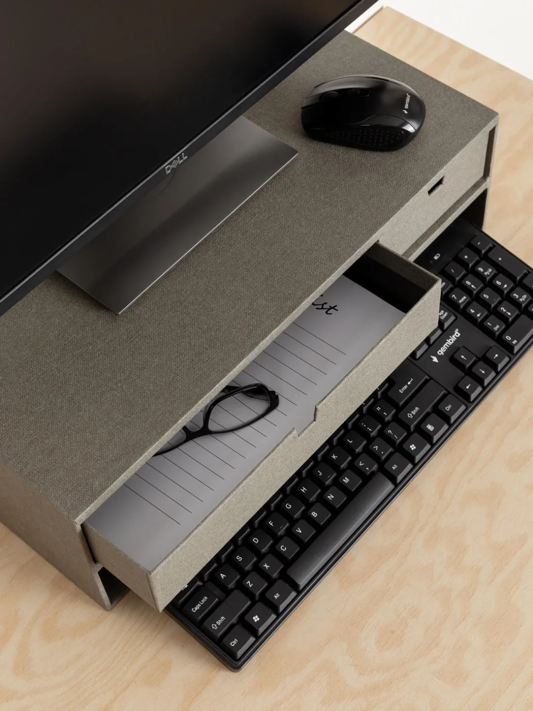 Soporte para monitor con cajones Ted