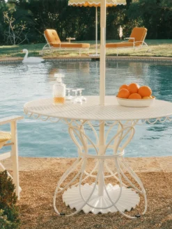 Soporte para sombrilla redondo Clamshell