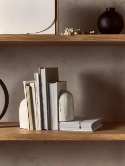 Sujetalibros de travertino Sava, 2 uds.