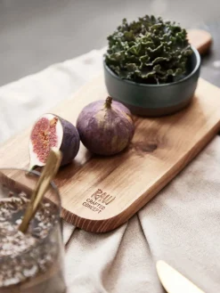 Tabla de cortar de madera de teca Raw