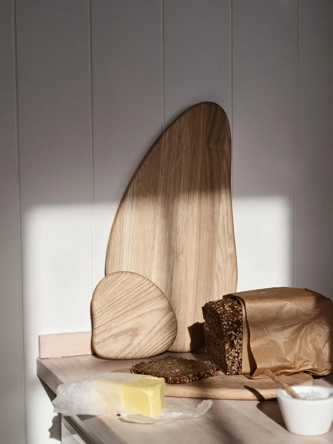 Tabla de cortar de madera de roble Limfjord, 39 cm