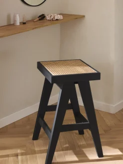 Taburete alto con tejido vienés Sissi