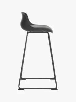 Taburete alto de cuero sintético Tina, 2 uds.